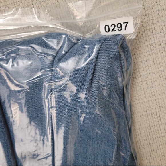 Saddlebred Distressed Blue Denim Tapered Fit Mens Size 36/30 - Picture 10 of 11